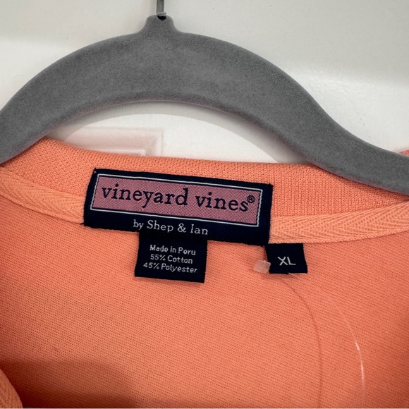 Vineyard Vines Peach Men’s Polo XL - Picture 3 of 3